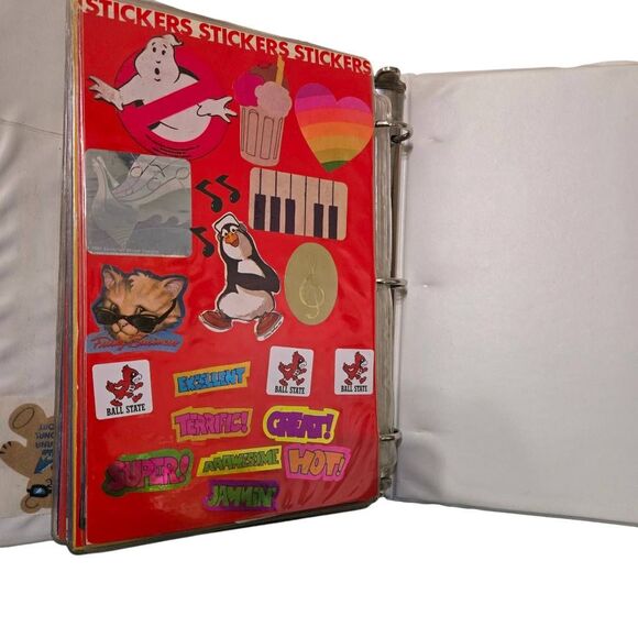 Vintage Sticker Book 80s Puffy Scratch And Sniff Garfield Michael Jackson Kool-a - Picture 15 of 16